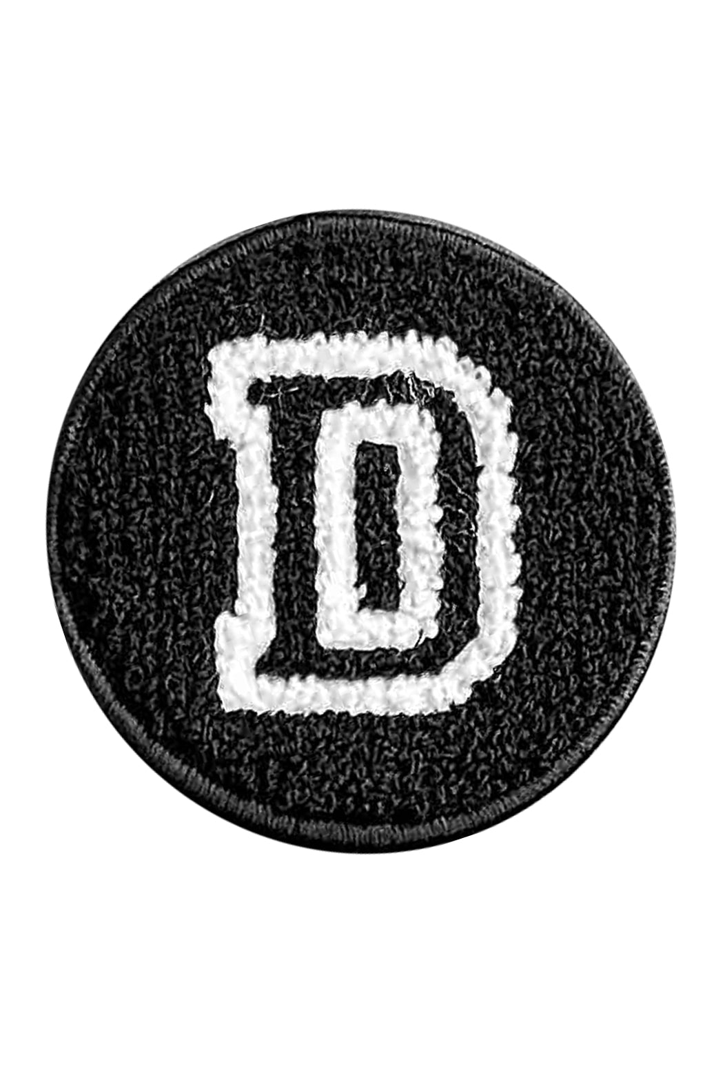 Initial Letter D Velcro Patch