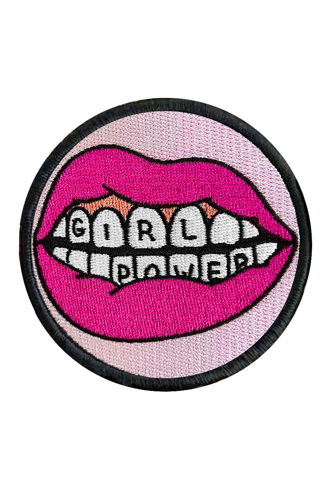 Girl Power Lip Velcro Patch