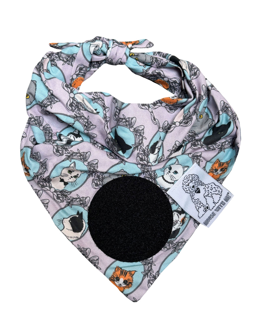 Dog Bandana Cats - Customize by adding Interchangeable Velcro Embroidered Patches