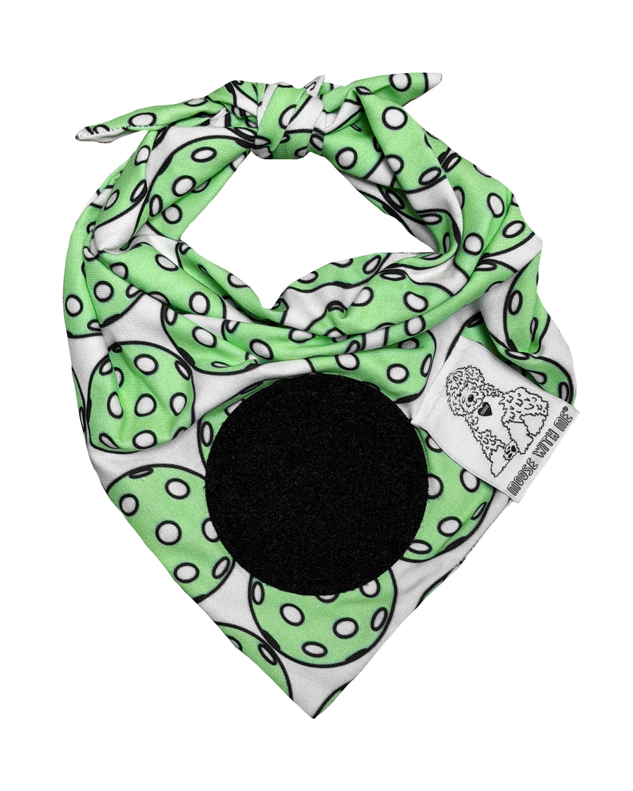 Dog Bandana Pickleball - Customize by adding Interchangeable Velcro Embroidered Patches