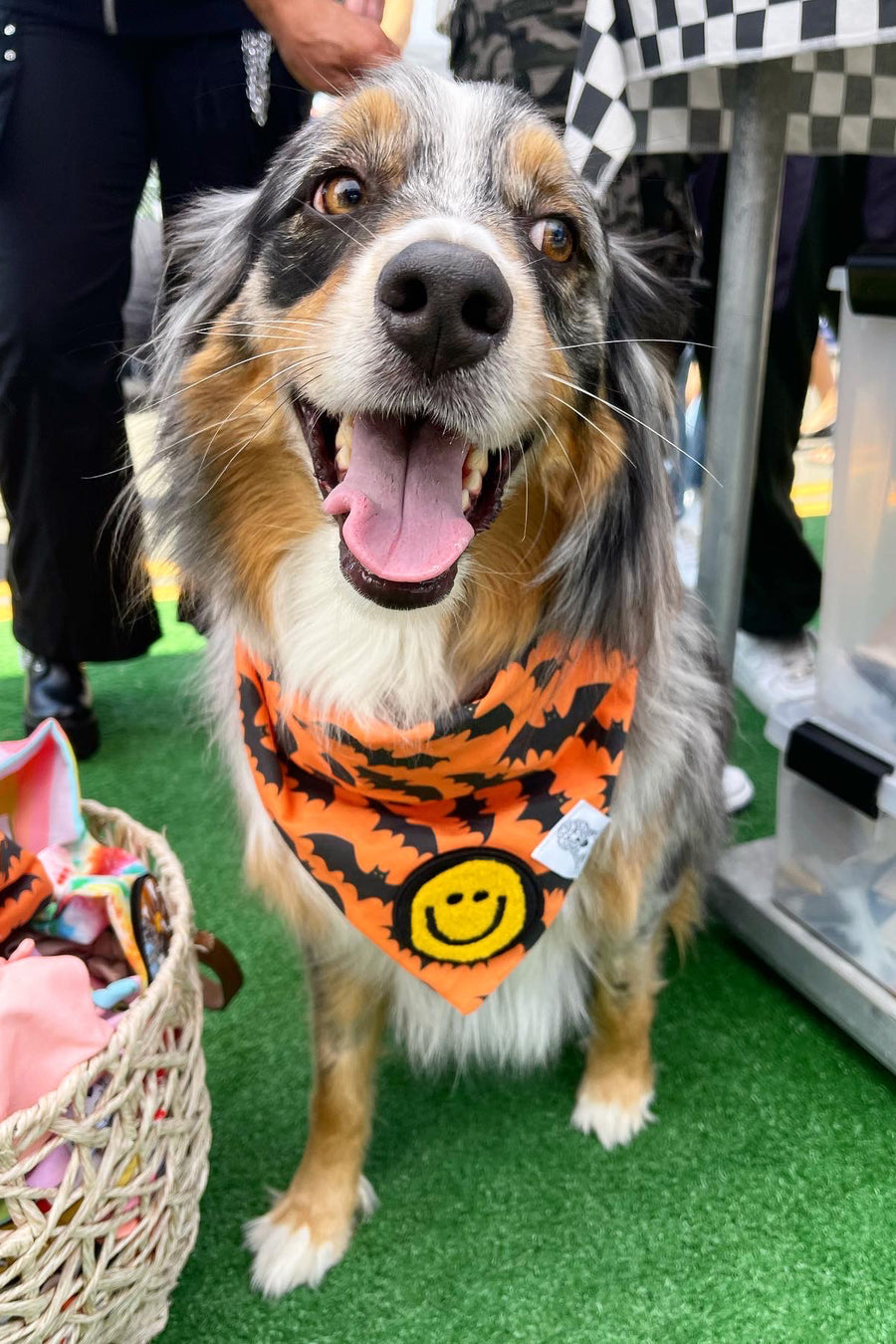 Mr. Smiley Face Velcro Patch